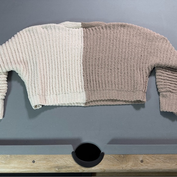Altar'd State Beige and Cream Knit Sweater - Picture 6 of 6